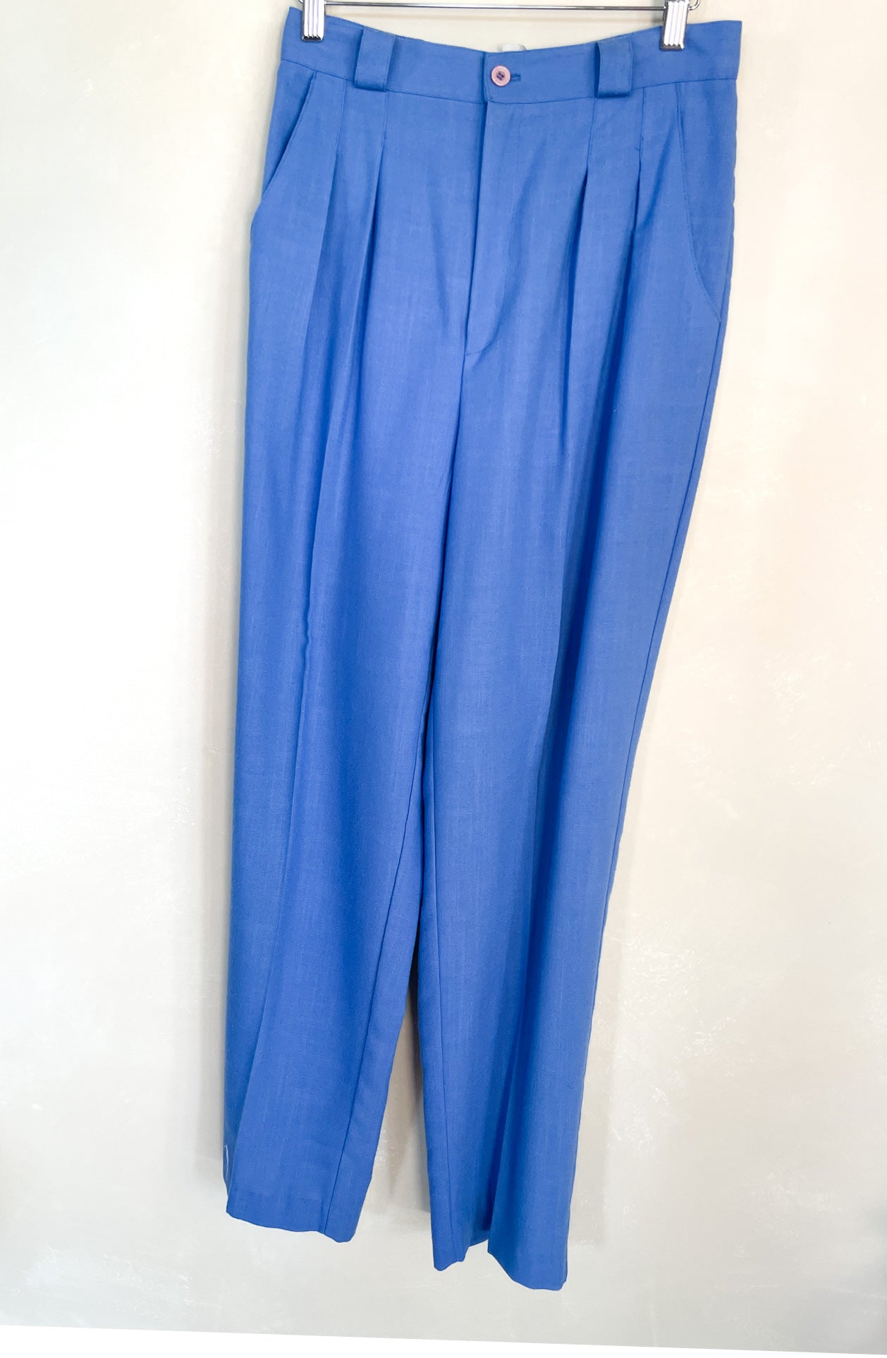 Vintage Blue  High WaistedTrousers