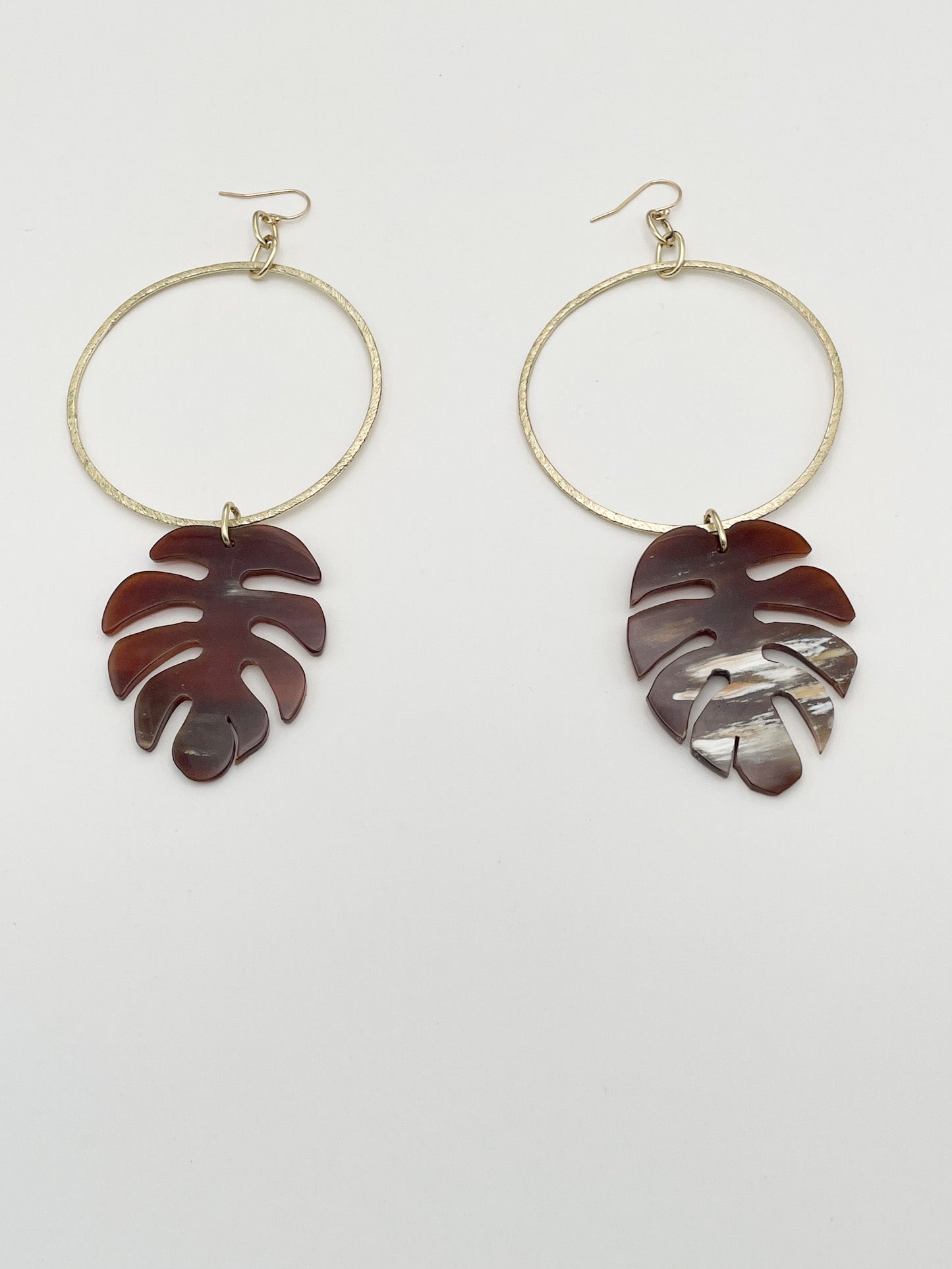 Statement Monstera Earrings