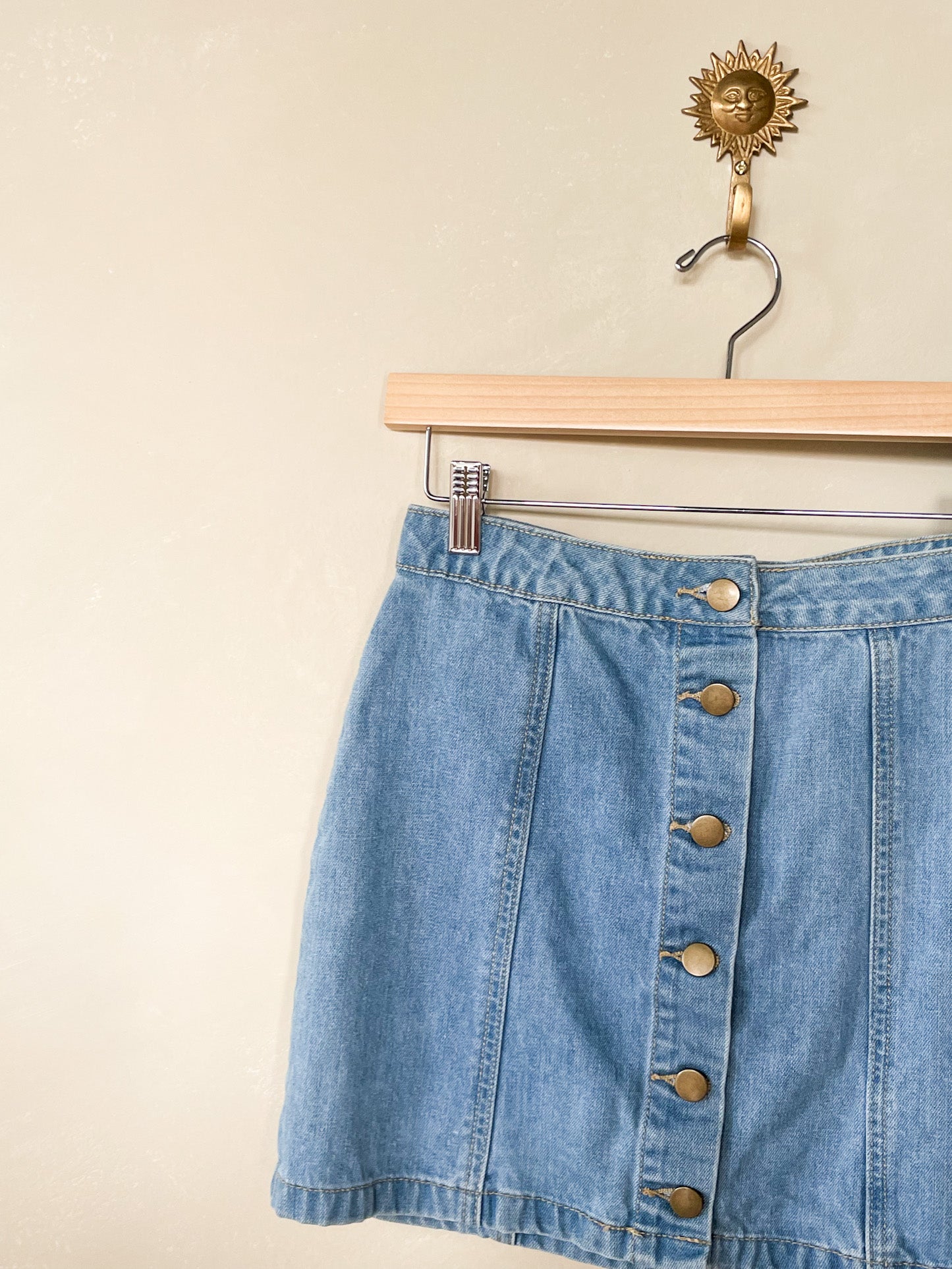 Denim Mini Skirt