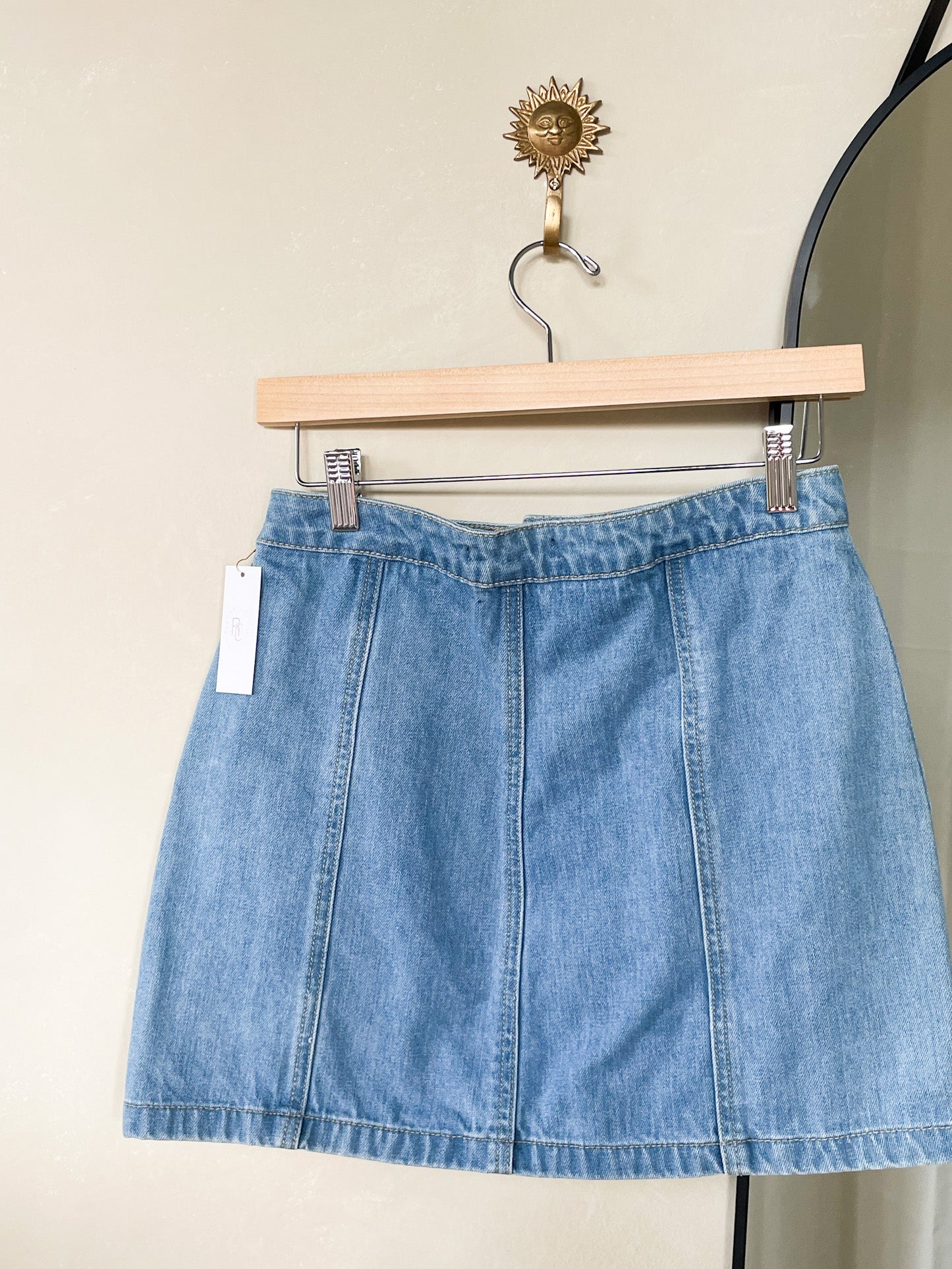 Denim Mini Skirt