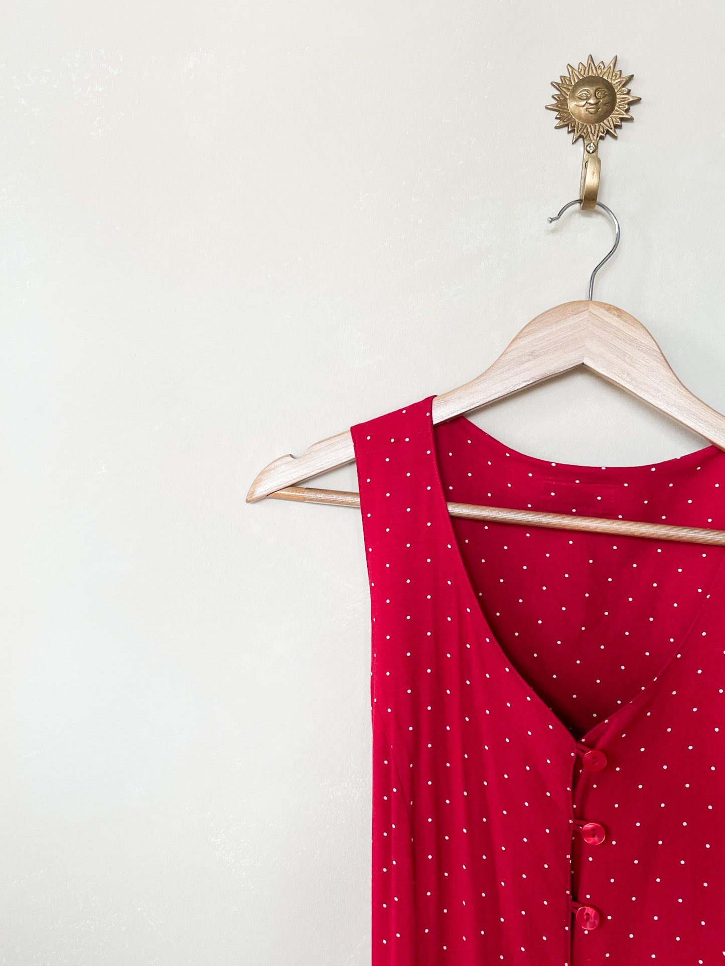 Vintage 90s Polka Dot Dress